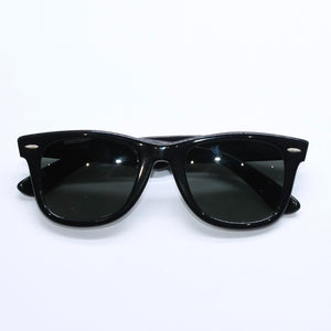 RAYBAN レイバン WAYFARER ウェイフェーラー サングラス B&L 5022 アセテート ブラック シルバー金具 美品 中古 4a008490