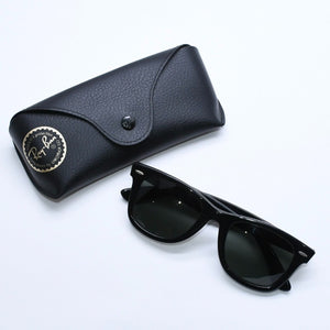 RAYBAN レイバン WAYFARER ウェイフェーラー サングラス B&L 5022 アセテート ブラック シルバー金具 美品 中古 4a008490