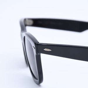 RAYBAN レイバン WAYFARER ウェイフェーラー サングラス B&L 5022 アセテート ブラック シルバー金具 美品 中古 4a008490