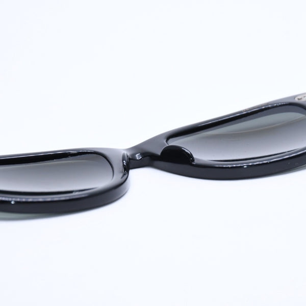 RAYBAN レイバン WAYFARER ウェイフェーラー サングラス B&L 5022 アセテート ブラック シルバー金具 美品 中古 4a008490