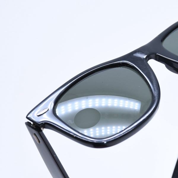 RAYBAN レイバン WAYFARER ウェイフェーラー サングラス B&L 5022 アセテート ブラック シルバー金具 美品 中古 4a008490