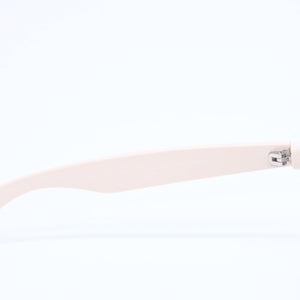 極美品 RAYBAN レイバン ニューウェイフェラー サングラス メガネ バイカラー RB2132 アイボリー ブラック 中古 4a008459