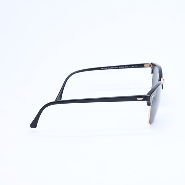 RAYBAN レイバン サングラス クラブマスター RB3016 イタリア製 アセテート メタル ブラック ゴールド金具 良品 中古 4a008621