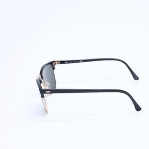 RAYBAN レイバン サングラス クラブマスター RB3016 イタリア製 アセテート メタル ブラック ゴールド金具 良品 中古 4a008621