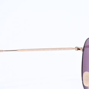 極美品 RAYBAN レイバン デイビッド ラウンド サングラス RB3582 イタリア製 メタル パープル ゴールド金具 サイズ53◻︎20 中古 4a008513