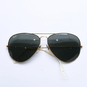 RAYBAN レイバン アビエーター クラシック サングラス ティアドロップ RB3025 メタル ゴールド金具 良品 中古 4a008617