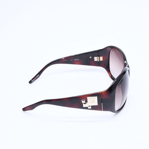 ARMANI EXCHANGE アルマーニエクスチェンジ サングラス AX086S アセテート メタル ブラウン ゴールド金具 サイズ62◻︎115 美品 中古 4a008442