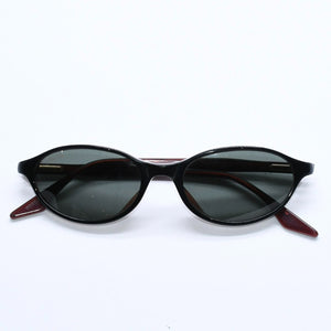 RAYBAN レイバン Bausch＆Lomb オーバル型 ヴィンテージ サングラス W2833 アセテート メタル ブラック ブラウン ゴールド金具 美品 中古 4a008630