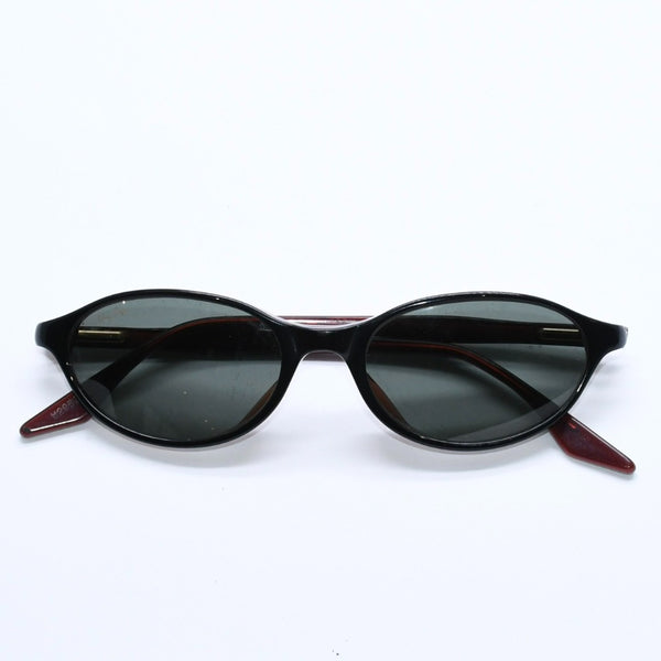 RAYBAN レイバン Bausch＆Lomb オーバル型 ヴィンテージ サングラス W2833 アセテート メタル ブラック ブラウン ゴールド金具 美品 中古 4a008630