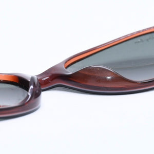 RAYBAN レイバン Bausch＆Lomb オーバル型 ヴィンテージ サングラス W2833 アセテート メタル ブラック ブラウン ゴールド金具 美品 中古 4a008630