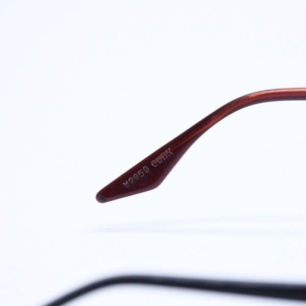 RAYBAN レイバン Bausch＆Lomb オーバル型 ヴィンテージ サングラス W2833 アセテート メタル ブラック ブラウン ゴールド金具 美品 中古 4a008630