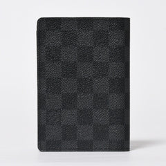 新品同様 LOUIS VUITTON ルイヴィトン クーヴェルテュール パスポール NM パスポートカバー N64411 ダミエグラフィット ブラック 中古 4a009233