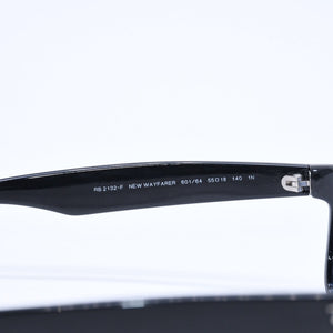 Very Good Condition Ray-Ban Sunglasses Eyewear RB 2132-F 601/64 Size 55□18 140 Black Color Lens Used 4a008455