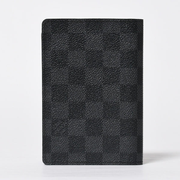 新品同様 LOUIS VUITTON ルイヴィトン クーヴェルテュール パスポール NM パスポートカバー N64411 ダミエグラフィット ブラック 中古 4a009233