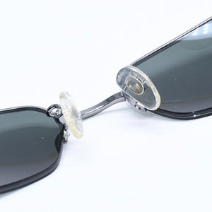 極美品 RAYBAN レイバン ハーフリム サングラス RB3226 メタル ブラウン ブラックメタル金具 サイズ55□19 中古 4a008624