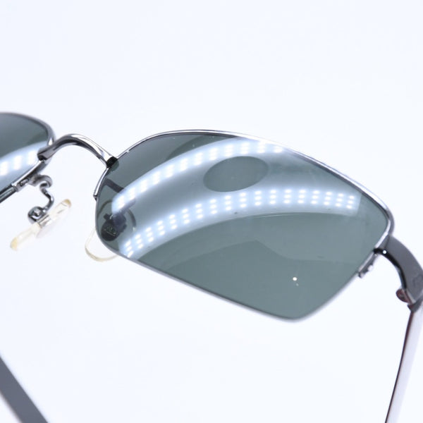 極美品 RAYBAN レイバン ハーフリム サングラス RB3226 メタル ブラウン ブラックメタル金具 サイズ55□19 中古 4a008624