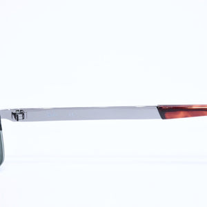 極美品 RAYBAN レイバン ハーフリム サングラス RB3226 メタル ブラウン ブラックメタル金具 サイズ55□19 中古 4a008624