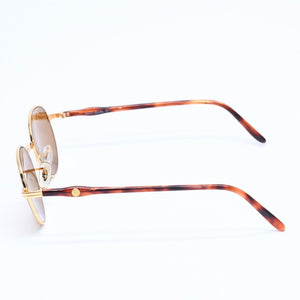 RAYBAN レイバン リチュアル サングラス メガネ W2546 アセテート メタル ゴールド ブラウン ゴールド金具 美品 中古 4a008613
