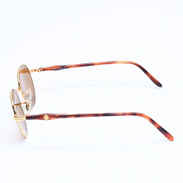 RAYBAN レイバン リチュアル サングラス メガネ W2546 アセテート メタル ゴールド ブラウン ゴールド金具 美品 中古 4a008613