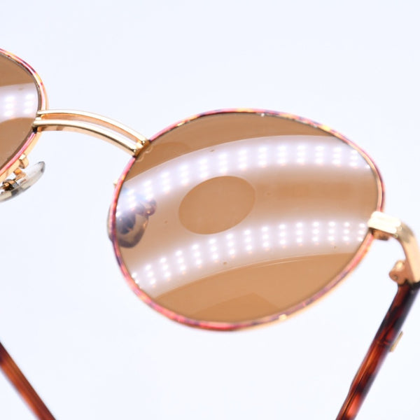 RAYBAN レイバン リチュアル サングラス メガネ W2546 アセテート メタル ゴールド ブラウン ゴールド金具 美品 中古 4a008613
