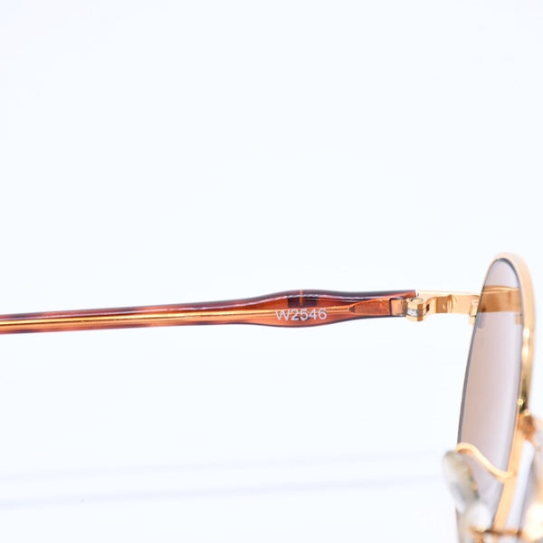 RAYBAN レイバン リチュアル サングラス メガネ W2546 アセテート メタル ゴールド ブラウン ゴールド金具 美品 中古 4a008613