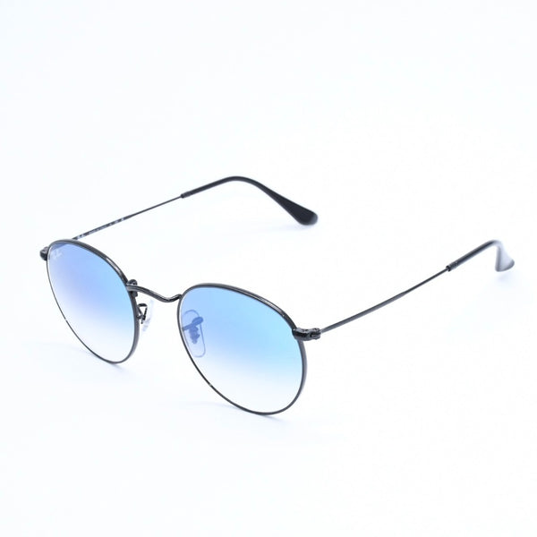 極美品 Ray-Ban レイバン サングラス アイウェア BK RB3447 002/3F サイズ50□21 145 グラデーション カラーレンズ ブラック 中古 4a008512