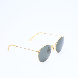 RAYBAN レイバン ラウンドメタル サングラス RB3447 ゴールド グリーンレンズ メタル 美品 中古 4a008516