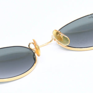 RAYBAN レイバン ラウンドメタル サングラス RB3447 ゴールド グリーンレンズ メタル 美品 中古 4a008516