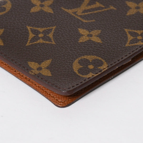 極美品 LOUIS VUITTON ルイヴィトン クーヴェルトゥール パスポール パスポートケース M60181 モノグラム PVC ブラウン 中古 4a009235