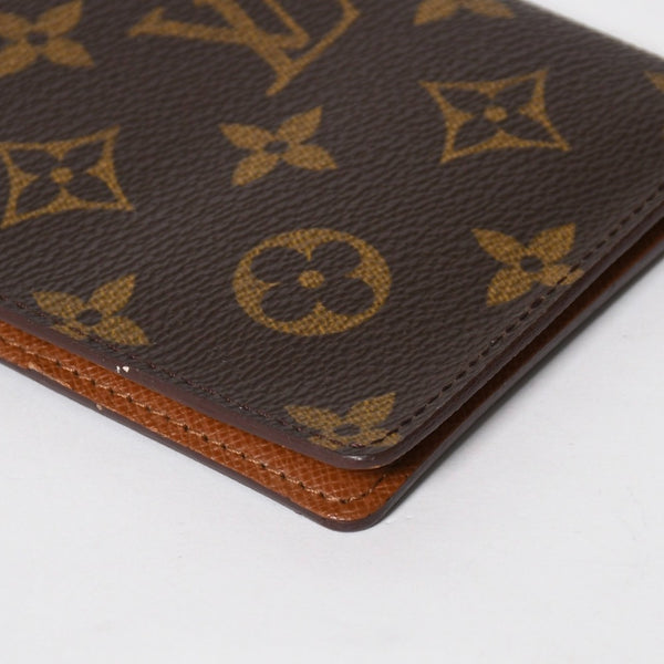極美品 LOUIS VUITTON ルイヴィトン クーヴェルトゥール パスポール パスポートケース M60181 モノグラム PVC ブラウン 中古 4a009235