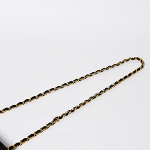 極美品 CHANEL シャネル MINI SQUARE 17 ミニスクエア 17 CHAIN SHOULDER BAG チェーンショルダーバッグ ブラック スウェード ゴールド金具 1番台 中古 4a009152