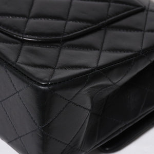 極美品 CHANEL シャネル ショルダーバッグ クラシックフラップ スモールチェーン 2番台 ブラック ゴールド金具 ココマーク 中古 4a009167