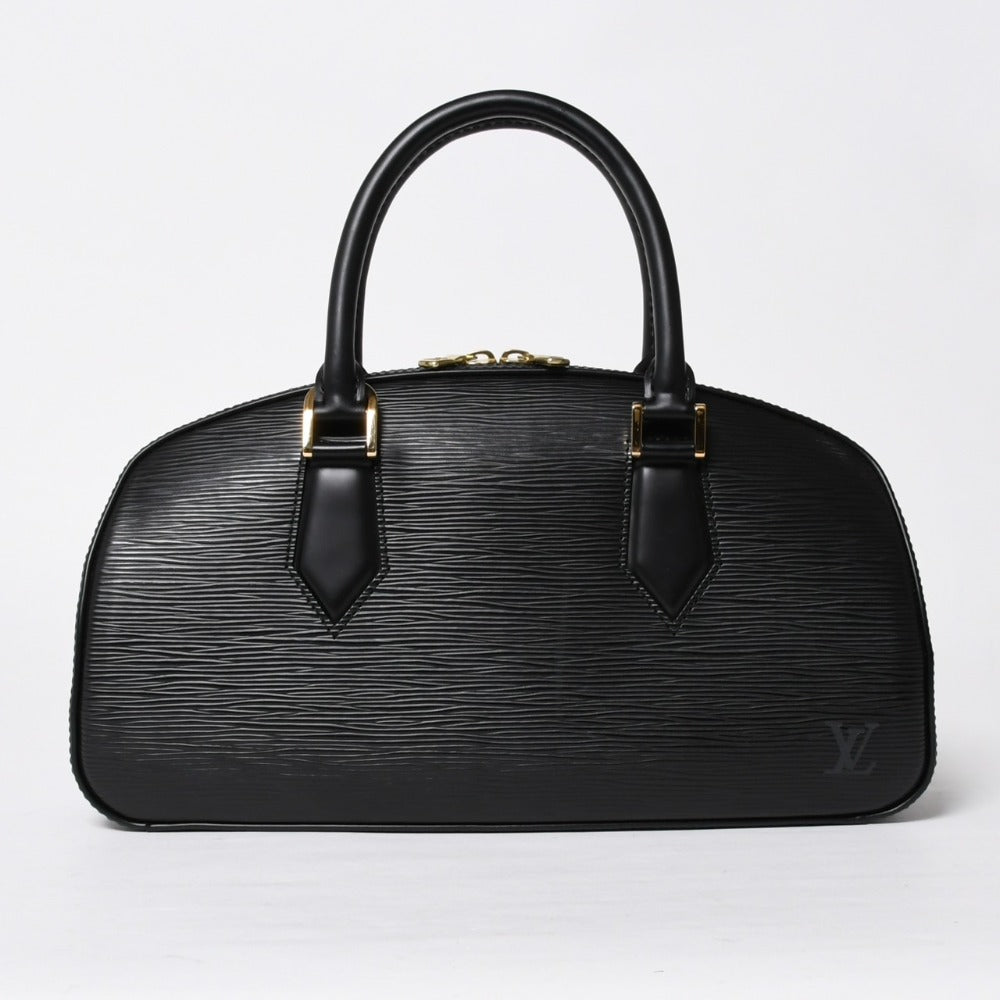 極美品 LOUIS VUITTON ルイヴィトン ジャスミン ハンドバッグ M52782 エピレザー ブラック ゴールド金具 中古 4a009082