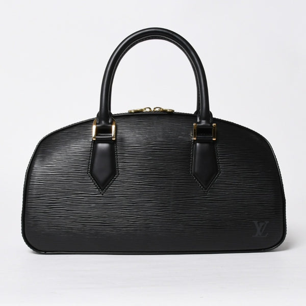 極美品 LOUIS VUITTON ルイヴィトン ジャスミン ハンドバッグ M52782 エピレザー ブラック ゴールド金具 中古 4a009082