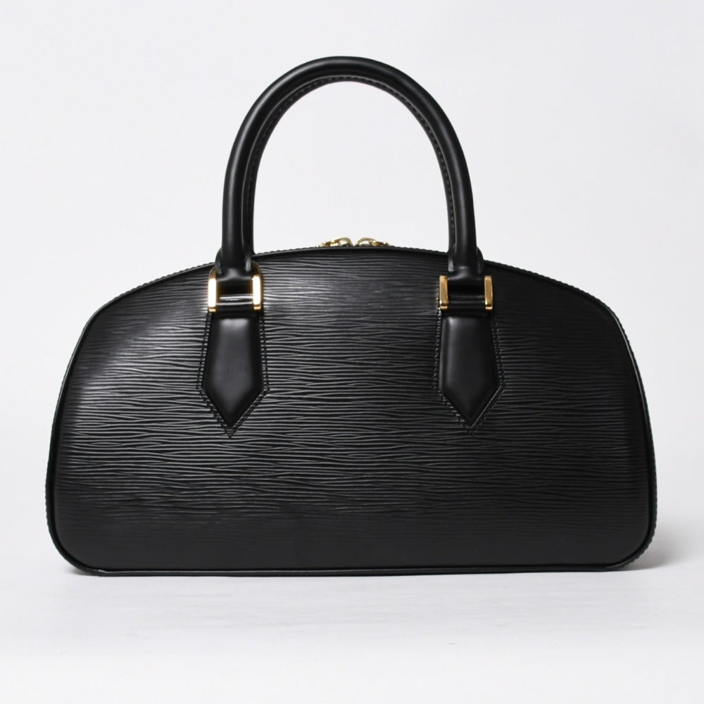 極美品 LOUIS VUITTON ルイヴィトン ジャスミン ハンドバッグ M52782 エピレザー ブラック ゴールド金具 中古 4a009082