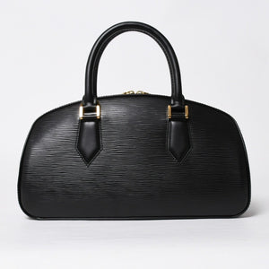 極美品 LOUIS VUITTON ルイヴィトン ジャスミン ハンドバッグ M52782 エピレザー ブラック ゴールド金具 中古 4a009082