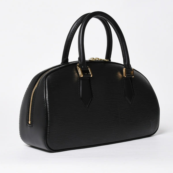 極美品 LOUIS VUITTON ルイヴィトン ジャスミン ハンドバッグ M52782 エピレザー ブラック ゴールド金具 中古 4a009082