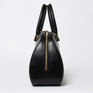 極美品 LOUIS VUITTON ルイヴィトン ジャスミン ハンドバッグ M52782 エピレザー ブラック ゴールド金具 中古 4a009082