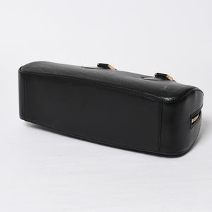 極美品 LOUIS VUITTON ルイヴィトン ジャスミン ハンドバッグ M52782 エピレザー ブラック ゴールド金具 中古 4a009082