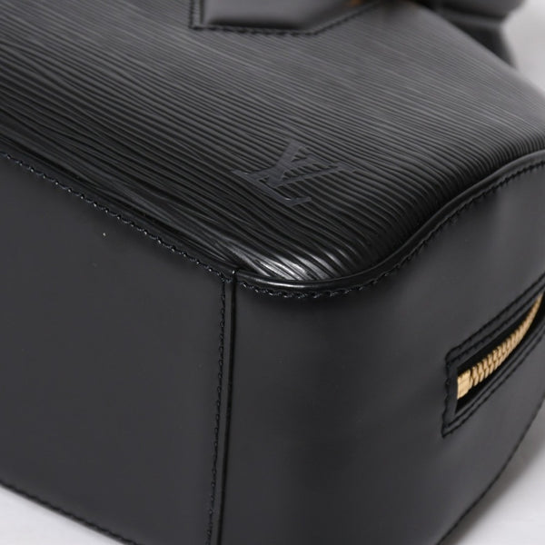 極美品 LOUIS VUITTON ルイヴィトン ジャスミン ハンドバッグ M52782 エピレザー ブラック ゴールド金具 中古 4a009082