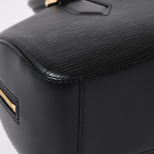 極美品 LOUIS VUITTON ルイヴィトン ジャスミン ハンドバッグ M52782 エピレザー ブラック ゴールド金具 中古 4a009082
