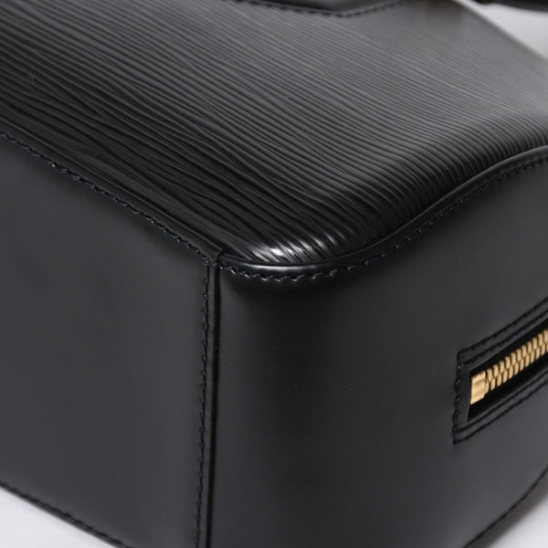極美品 LOUIS VUITTON ルイヴィトン ジャスミン ハンドバッグ M52782 エピレザー ブラック ゴールド金具 中古 4a009082