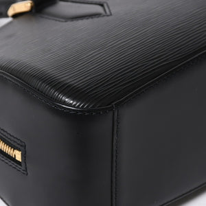 極美品 LOUIS VUITTON ルイヴィトン ジャスミン ハンドバッグ M52782 エピレザー ブラック ゴールド金具 中古 4a009082