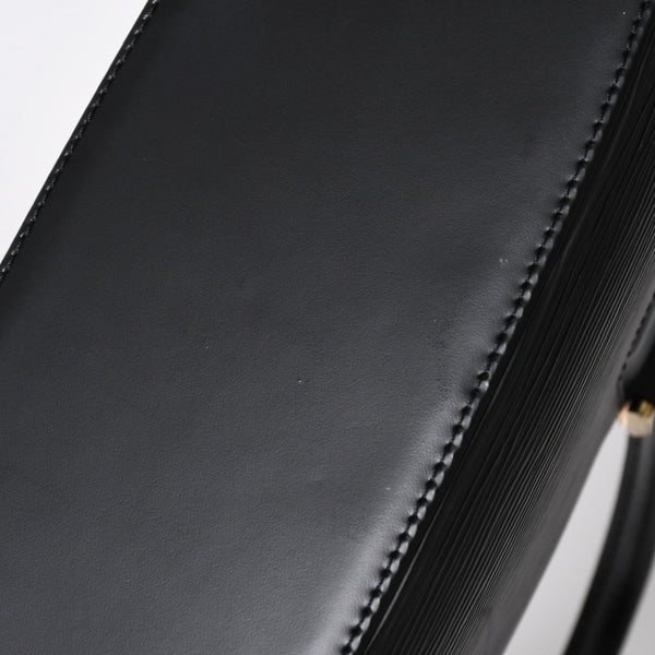 極美品 LOUIS VUITTON ルイヴィトン ジャスミン ハンドバッグ M52782 エピレザー ブラック ゴールド金具 中古 4a009082