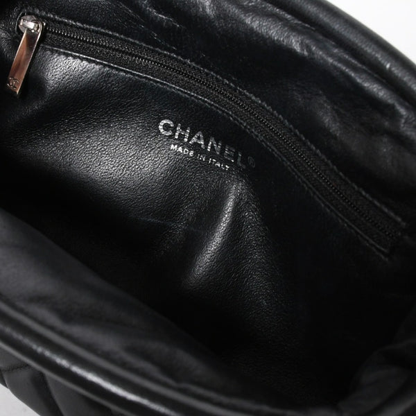 極美品 CHANEL シャネル タイムレス クラシック クラッチバッグ 14番台 ココマーク ラムスキン マトラッセ シルバー金具 中古 4a009241