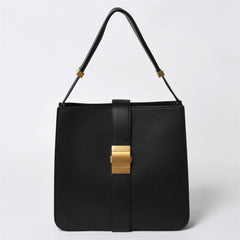 新品同様 BOTTEGAVENETA ボッテガヴェネタ マリー ショルダーバッグ レザー ブラック ゴールド金具 中古 4a007870