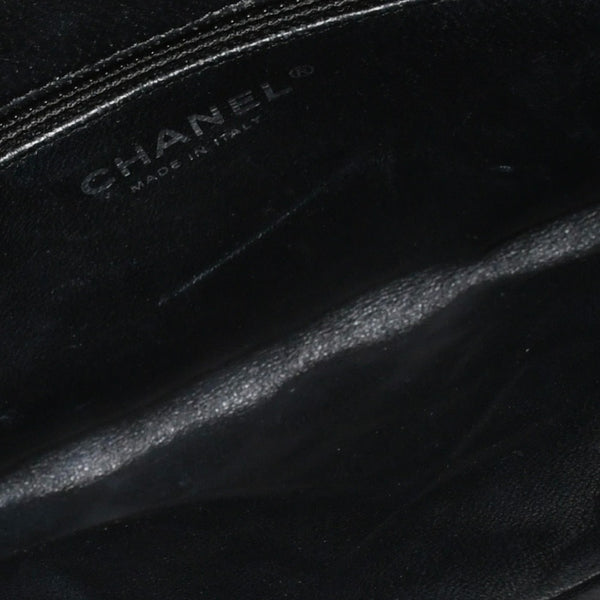 極美品 CHANEL シャネル タイムレス クラシック クラッチバッグ 14番台 ココマーク ラムスキン マトラッセ シルバー金具 中古 4a009241