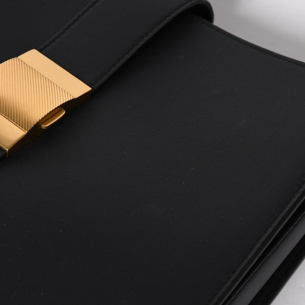 新品同様 BOTTEGAVENETA ボッテガヴェネタ マリー ショルダーバッグ レザー ブラック ゴールド金具 中古 4a007870