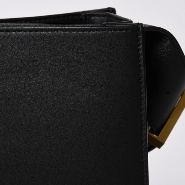 新品同様 BOTTEGAVENETA ボッテガヴェネタ マリー ショルダーバッグ レザー ブラック ゴールド金具 中古 4a007870