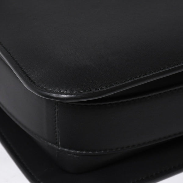 新品同様 BOTTEGAVENETA ボッテガヴェネタ マリー ショルダーバッグ レザー ブラック ゴールド金具 中古 4a007870